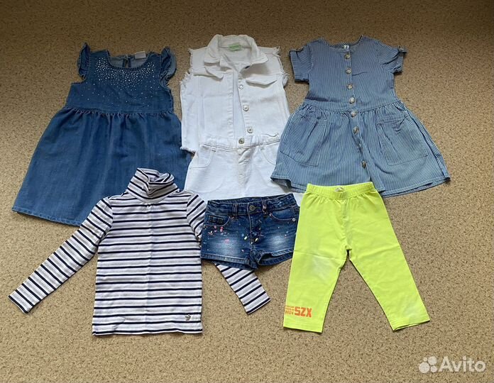 Вещи пакетом на девочку 110
