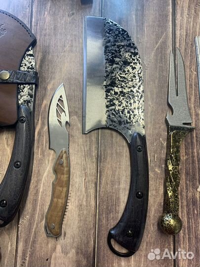 Сербский нож+ножевилка 4 функции