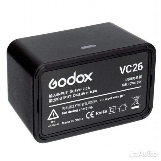 Зарядное устройство Godox VC-26 для фотовспышек Go