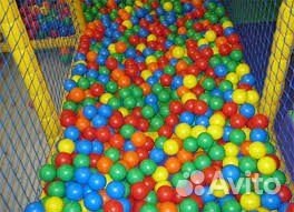 Шарики 1000 штук для детских игровых