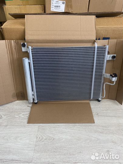 Радиатор кондиционера на hyundai accent