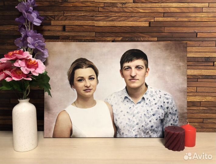 Портрет на холсте 40х60