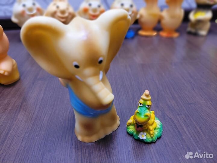 Резиновые и пластмассовые игрушки СССР