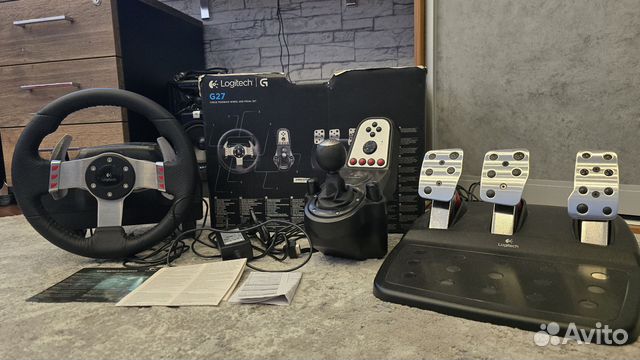 Руль Logitech G27 игровой купить в Москве | Электроника | Авито