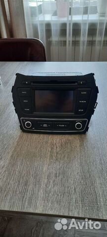Штатная магнитола на hyundai Santa fe