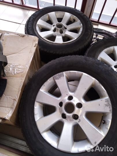 Диски tiguan + резина mishlen r16