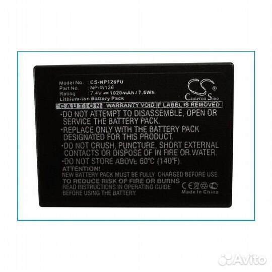 Аккумулятор CameronSino для FujiFilm FinePix HS30