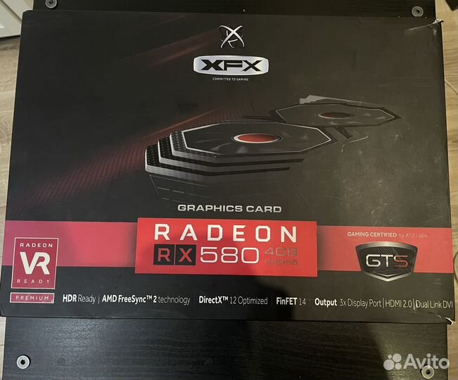 Видеокарта rx 580 XFX 4gb