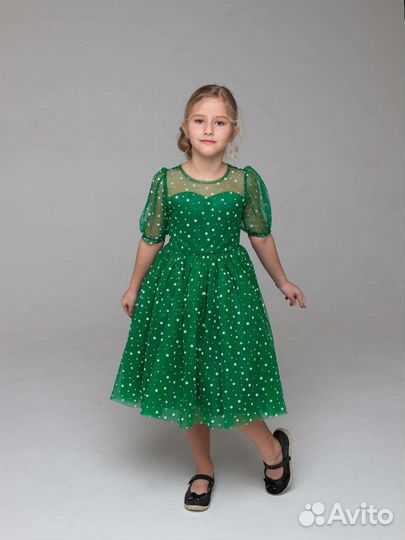 Нарядное платье для девочки на выпускной 116-134