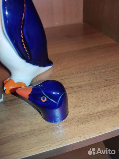 Графин Пингвин. Статуэтка фарфор