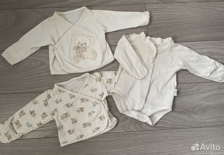 Пакет одежды на девочку 0-3 месяца