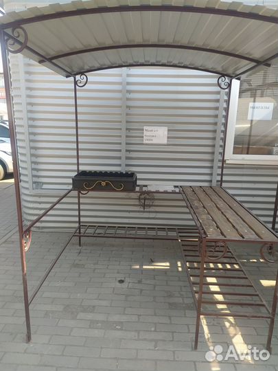 Беседка с мангалом