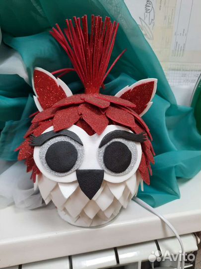 Ночник Сова из фетра