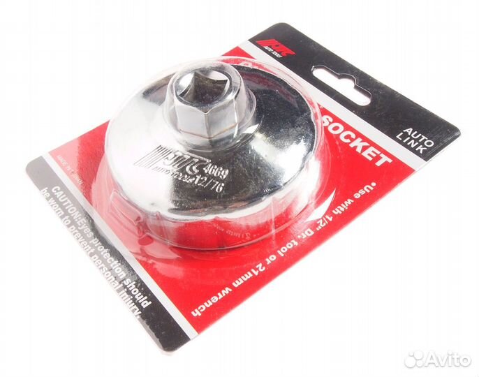 Съемник фильтров масляных 76мм 12-ти франция JTC