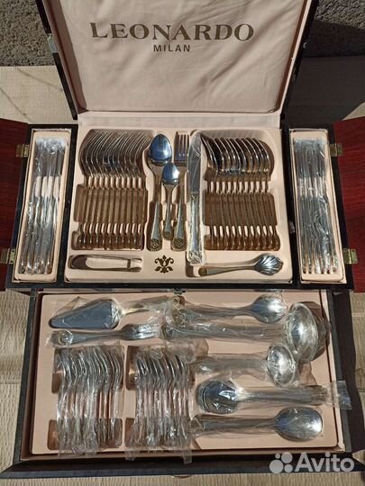 Набор столовых приборов leonardo milan