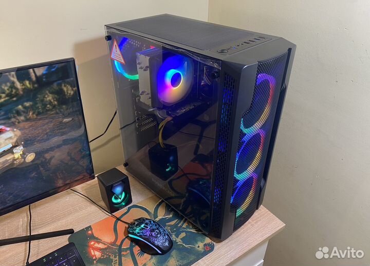 Супер Игровой пк RX с монитором: Mistral X4