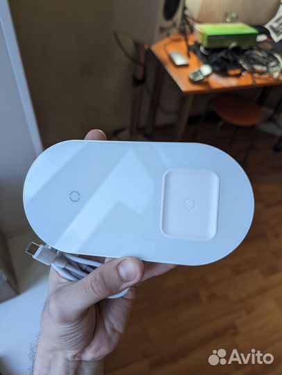 Беспроводная зарядка 2 в 1 Baseus Wireless Charger