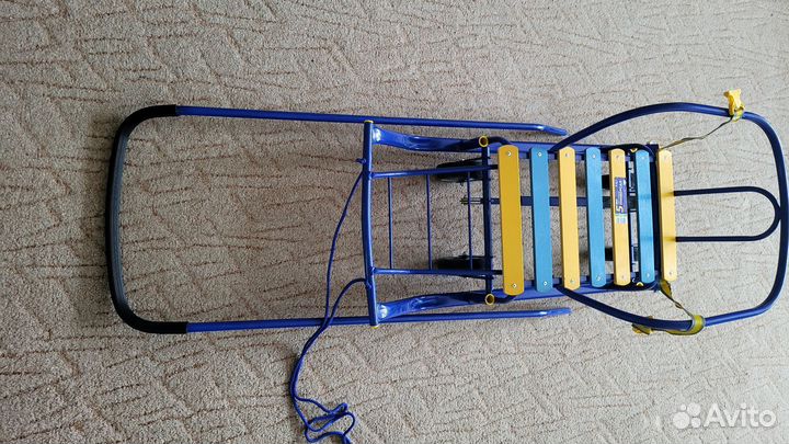 Коляска санки на колесах