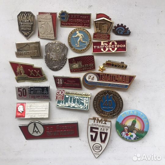 Значок. Тула. Магадан