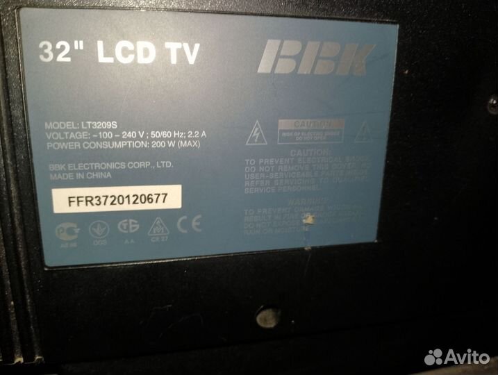 Телевизор bbk