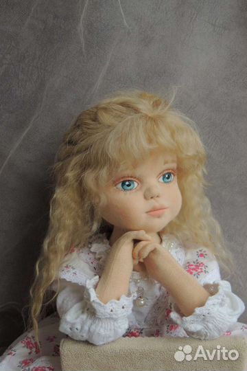 Авторская текстильная интерьерная кукла Есения