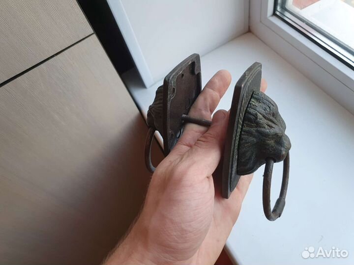 Дверные ручки львы СССР