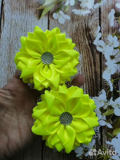 Резинки для волос ручной работы