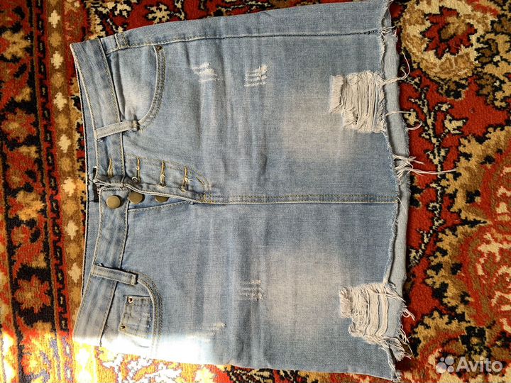 Джинсовая юбка