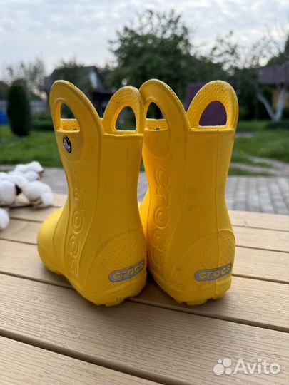 Резиновые сапоги crocs c6