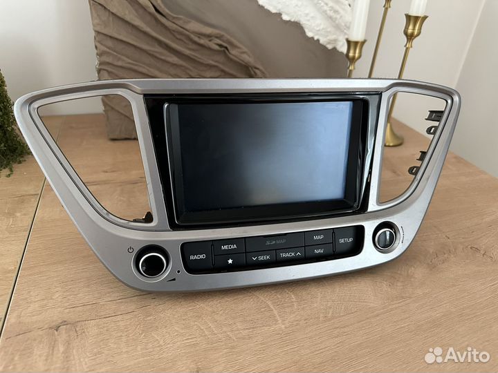 Шгу от Hyundai Solaris 2 (2017-2020) с навигацией