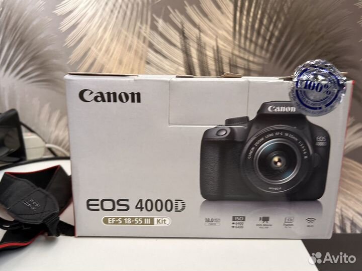 Фотоаппарат canon eos 4000d