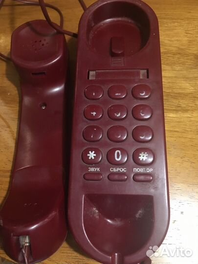 Телефон кнопочный рабочий