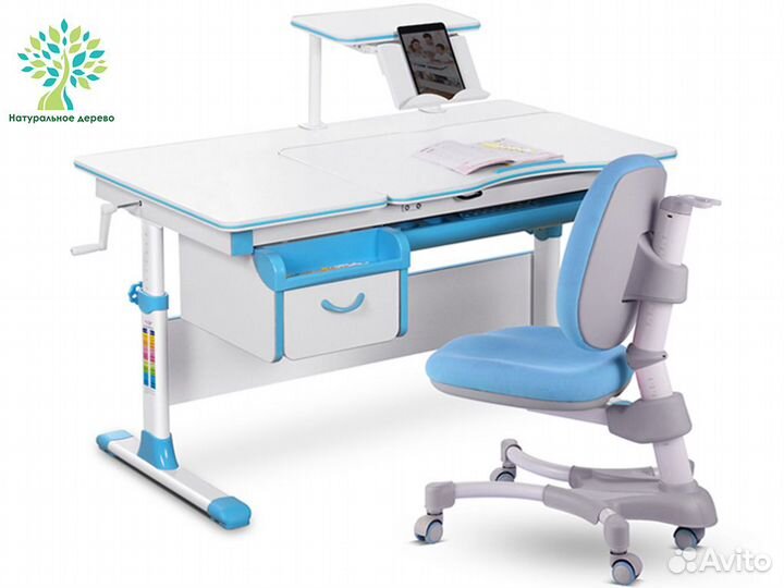 Комплект парта растущая и кресло