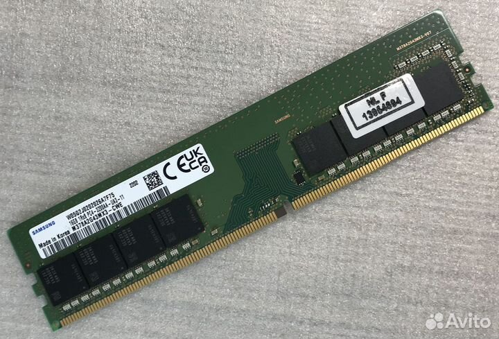 Оперативная память samsung DDR4 16gb