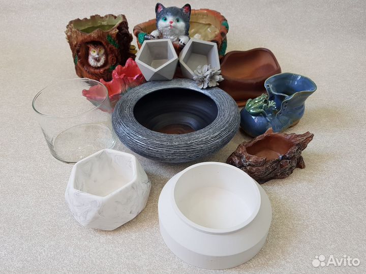 Горшки для цветов (суккулентов)