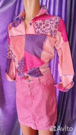 Рубашка вельвет Италия