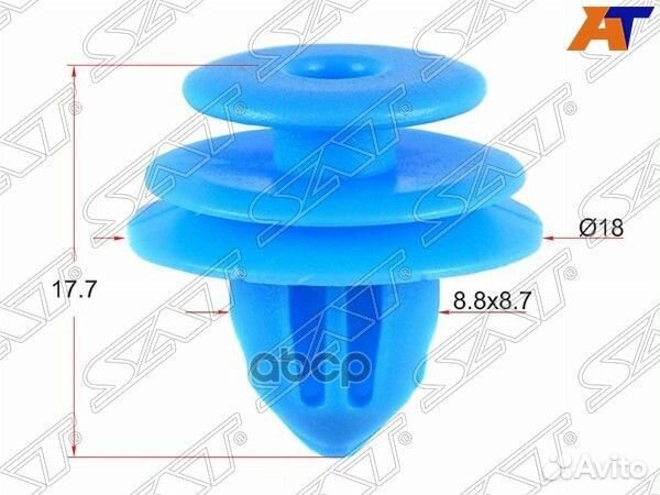 Клипса toyota/lexus/nissan/subaru/GM (1 шт.) st