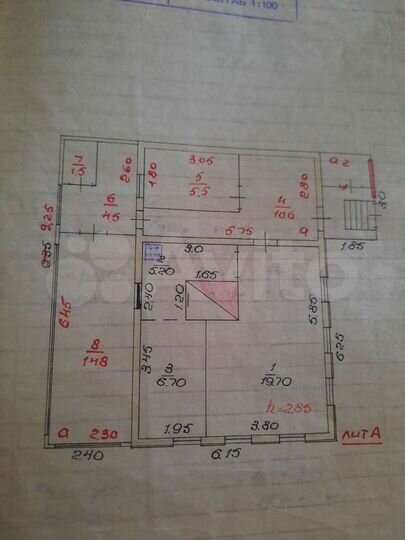 Дом 54 м² на участке 6 сот.