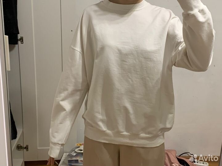 Свитшот женский белый xs