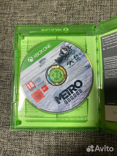 Игра на xbox one metro exodus
