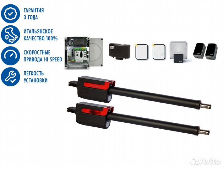 Nice TTN3724hsbdkit2 автоматика для распашных