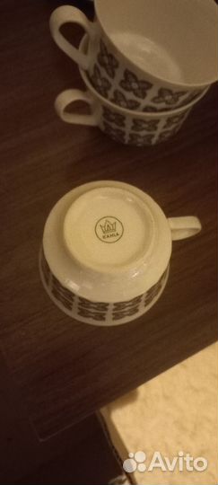 Кофейный немецкий фарфоровый сервиз