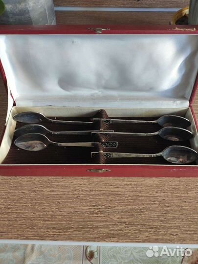 Мельхиоровые ложки СССР, 2 вида