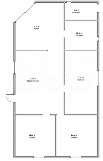 Дом 180 м² на участке 15 сот.