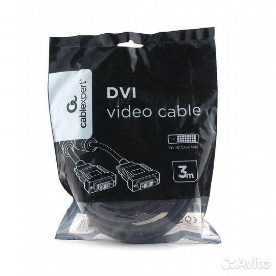 Кабель DVI-D Dual-Link 3,0 м