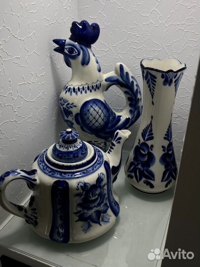 Посуда гжель