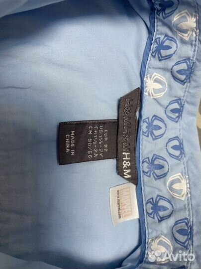 Рубашка для мальчика человек-паук