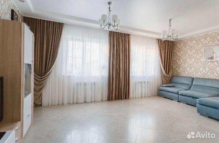 Штора из вуали молочного цвета 700x300