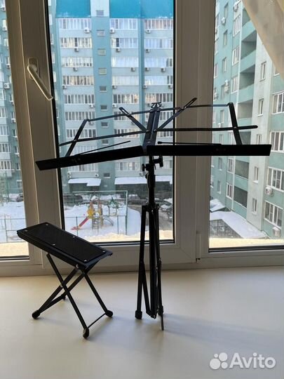 Пюпитр (подставка для нот) и подставка для нот