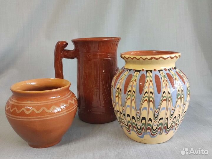 Керамические горшки. Лот